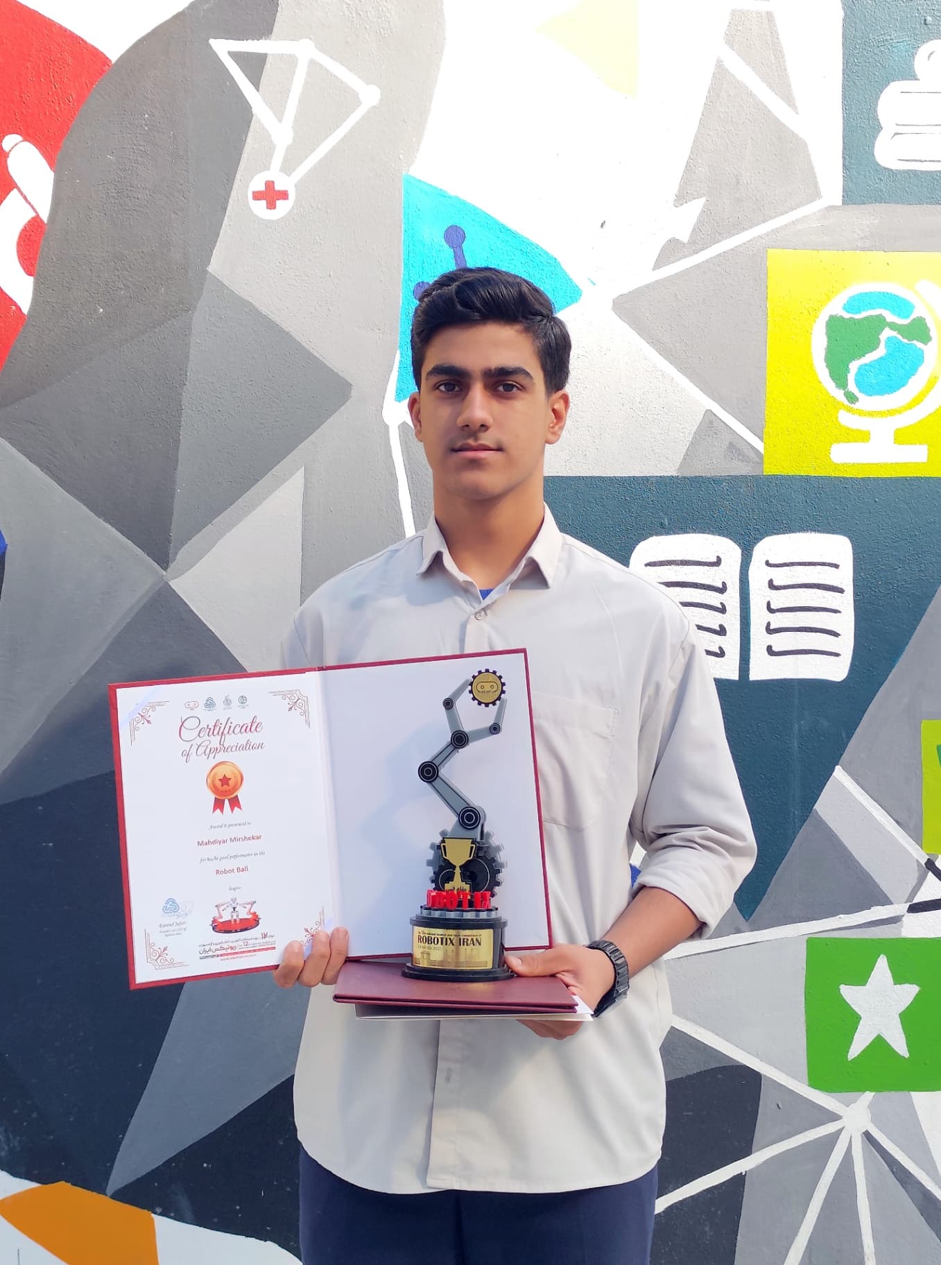 کسب مقام برتر فنی در مسابقات Robotix ایران