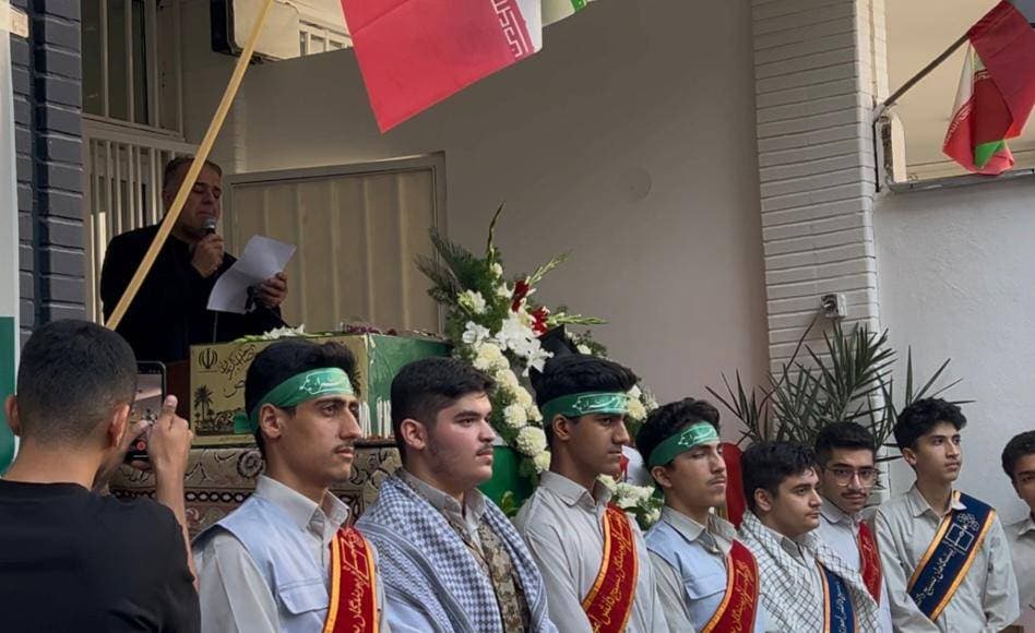 مراسم وداع با شهید گمنام